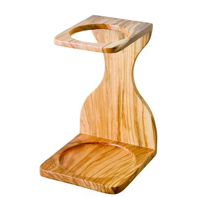 China Practical Simple Household Pine Coffee Filter Wooden Stand Viable With Wooden Base for sale