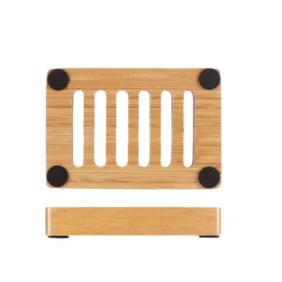 China 2021 new modern promotion custom made wooden bamboo soap dish primary colors for sale