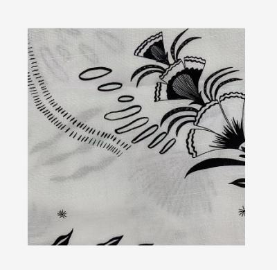 China 55%L 45%N breathable vegetable canvas printing fabric suitable for home use, casual wear, fashion, sportswear, pajamas, etc. for sale