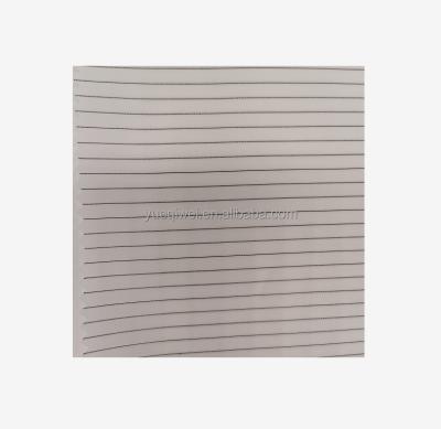 China Waterproof Stripe Polyester Pongee Electrostatic Spinning Fabric 100*100 for sale