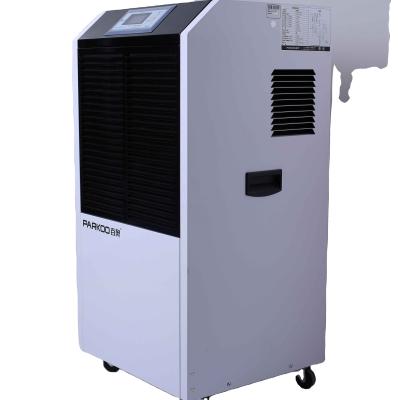 China Commercial Hotel 90L/D Bottom Caster Drain Pipe Dehumidifier for sale