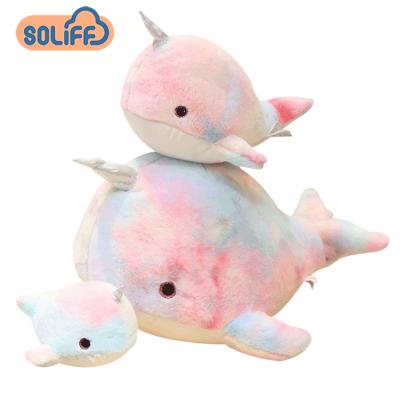 China Decoration China Factory Plush Porcelain Toys Import Whale Soft Toy Stuffed Soft Toy Custom for sale