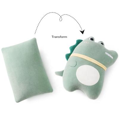 China New Design Plush Catch Pillow Funny Fuzzy Reversible Stuffed Nap Pillow Custom Pillow for sale