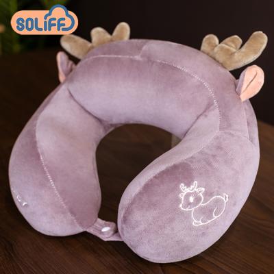 China Anti-Static Cushion Pillow Nap U Shape Office Pillow Portable Cervical Travel Neck Pillow for sale