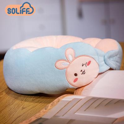 China Hot Selling Anti-static U Shaped Pillow Travel Cartoon Pillow Support Neck Soft Pillow for sale