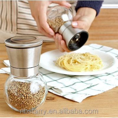 China Sustainable Premium Stainless Steel Salt and Pepper Grinder Set for sale