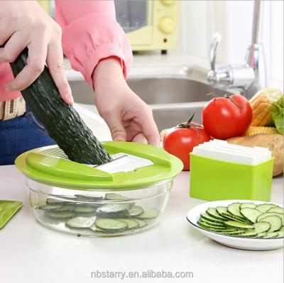 China Multi Viable Blades Handheld Vegetable Chopper Swift Food Processor Manual Food Cleaver for sale