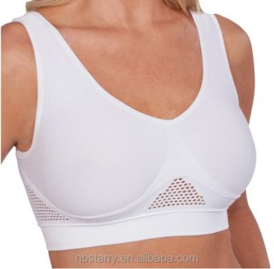 China L'Aire Perfect Breathable Cooling Mesh Seamless Sports Bra for sale