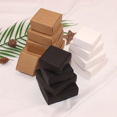 China Recyclable Handmade Kraft Paper Soap Bar Box Soap Kraft Paper Box for sale