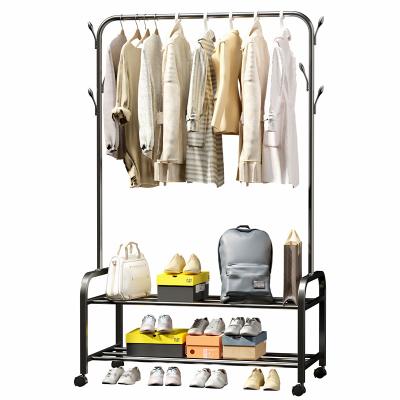 China Movable multifunctional hanger (the other) living room adjustable single metal balcony bedroom pole for sale