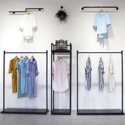 China Durable Huohua Modern Appearance Strong And Durable Metal Hanging Bar Clothes Rack for sale