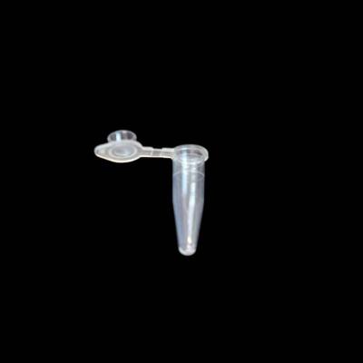 China PP Cone-based Miniature Plastic Microcentrifuge Tube 0.2ml Thin Walled Tube for sale