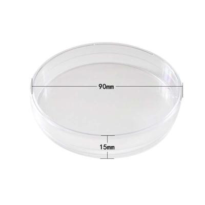 China Lab 90mm Thickened Disposable Plastic Petri Dish With Cover 90mm for sale