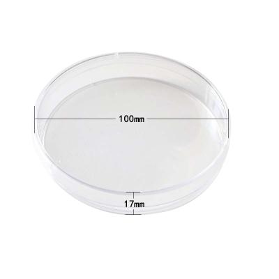 China Disposable Plastic Lab 100mm Petri Dish With Cover 100mm for sale