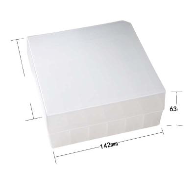 China Lab 5ml 36 Grid Plastic Cold Storage Box Tube Cassette Cover 5ml 36 Freezing Grid for sale