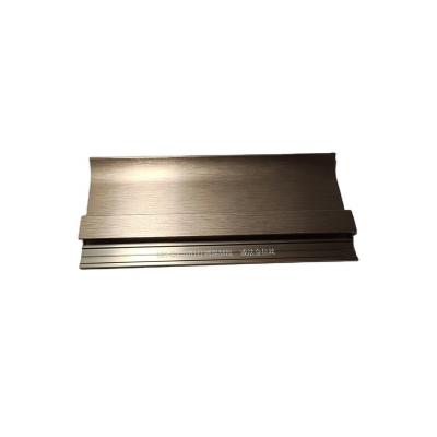 China Modern Modernization Wall Floor LED Skirting Board Aluminum LED Floor Lighting Skirting Free Sample Aluminum Base Plate with Lights for sale