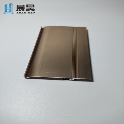 China Modern Popular Wall Floor LED Skirting Board Aluminum LED Floor Lighting Skirting Free Sample Aluminum Baseboard with Lights for sale