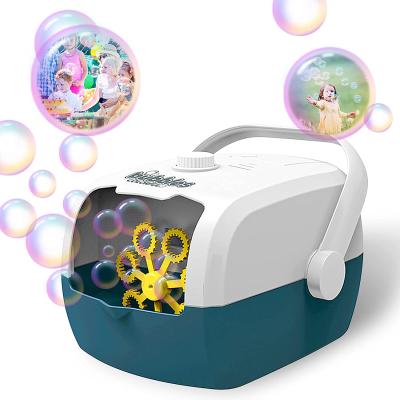 China New Automatic Bubble Party Machine Outdoor Atmosphere Toy For Kid for sale