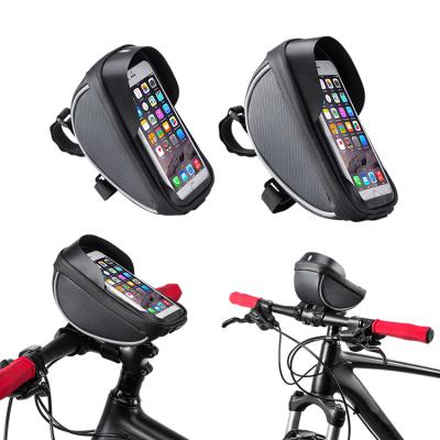 China 2021 Portalbe Yohi Factory Outlet Waterproof Bicycle Mobile Phone Holder For All Phones Waterproof Bike Phone Holder for sale