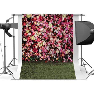 China 2021 High Quality Yohi Photography Background Beautiful Flower Wall Photography Background Colorful Seamless Cloth for sale