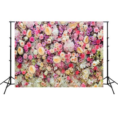 China 2021 Colorful Seamless Background Wholesale Fabric Photography Wall Flower Yohi Backgrounds Photography Beautiful for sale