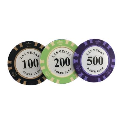 China 2021 Goods Yohi Poker Chips Factory Supply For Casino EPT Classic Custom Ceramic Game Poker Chips for sale