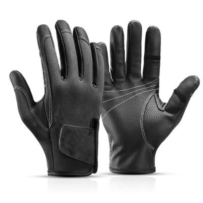 China Yohi 2021 New Road Leather Waterproof Bike Cycling Full Finger Gloves Men Women Winter Durable Cycling Equipment Skiing Fishing for sale