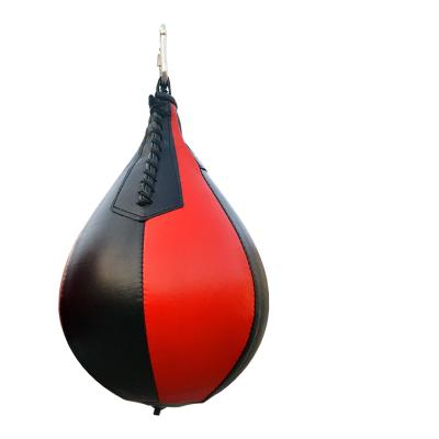 China Inflatable Punching Leather Bag Pear Sandbag Yohi Quality PU Punching Speed ​​Bag Inflatable End Training Double End Training for sale