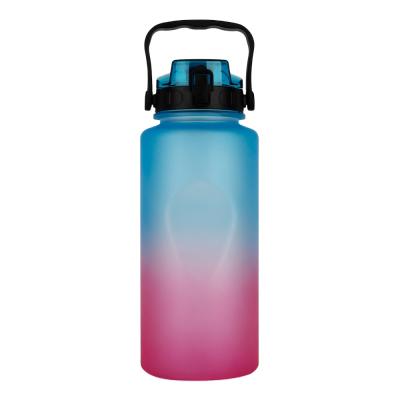 China New 2021 Viable Yohi Gallon Water Bottle With Straw For Man Woman Drinking Sports Automatic Shakers Outdoor Gym for sale