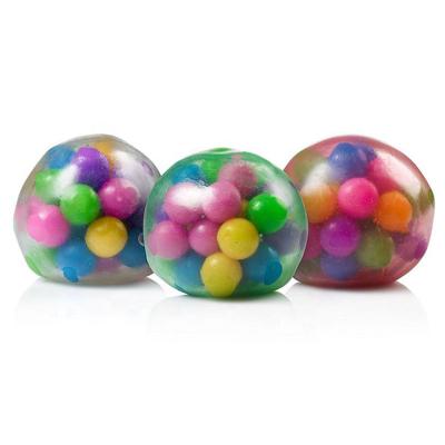 China 2021 Yohi Glue Pinch Squeezable Squeezable Drop Soft Squeeze Inside Colorful Texture Pack Beads Dnaes Ball Stress for sale