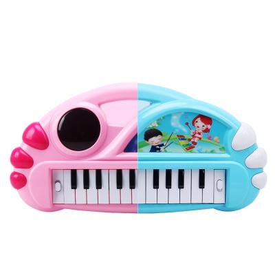 China Educational Toy Yohi Piano 13 Electronic Kids Toy Portable Electronic Organ Music Toy Electronic Organ Pink Key Keyboard for sale