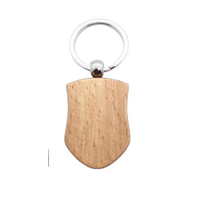 China Kirsite/White Yohi Rectangle 20Pcs Wooden Key Chain Diy Round Wooden Promotional Key Chain Pendant Keychain for sale