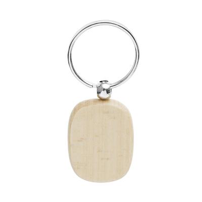 China Yohi Wooden Blank Around Wooden Key Chain Diy Wooden Keychains Key Tag Diy Gifts for sale