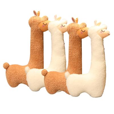 China 2021 Wholesale Cheap High Quality Funny Birthday Gift Yohi New Gift For Friends Soft Stuffed Plush Doll Alpaca Plush Pillow for sale