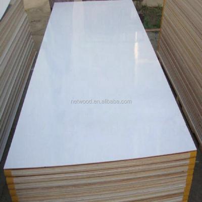 China Furniture Decoration 3mm~25mm Thick Melamine White Laminated Plywood Sheet for sale