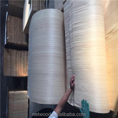 China Exterior Poplar Reconditioned Veneer Engineered Wood Veneer 0.5mm for sale