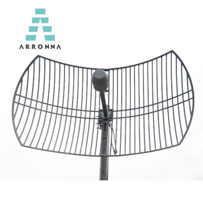 China 4G 5G 48 dBi Grid Netting Satellite Dish Antenna 1700~2700 MHz 10m Wire Antenna 600x900mm for sale