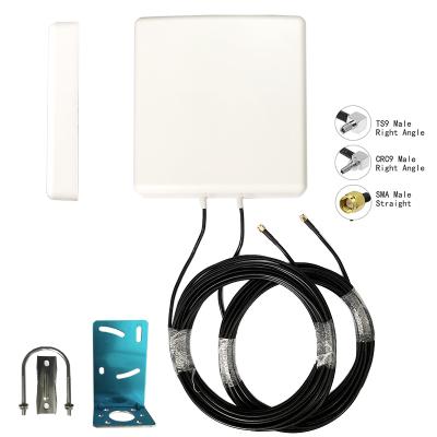 China 2x15dBi Directional antenna 1920-2170MHz LTE mimo wifi long range communication antenna 200*200*40mm for sale