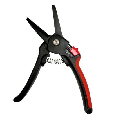 China Anti-Slip Plastic Handle PTFE Handle Bypass Garden Scissors Pruner Shears for sale