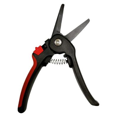 China Hot Selling Anti-slip Professional Plastic Grip Handle Gardening Pruners Gardening Scissors for sale