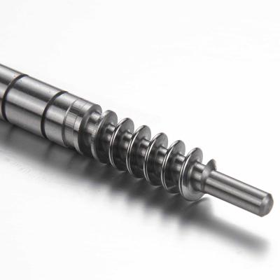 China Hotels CNC Worm Shaft Machining CNC Precision Spindle Worm Shaft OEM Parts Customized Rotating Aluminum Component for sale