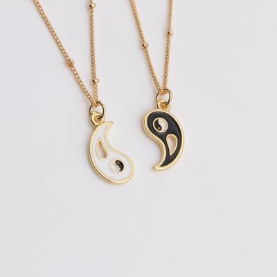 China FBA TRENDARY Fine Jewelry Dropshipping Amazon Gold Pendant Copper Plated Necklace True, Female Valentines Day Gift Necklace Wholesale for sale