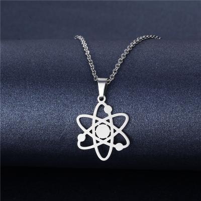 China FASHIONABLE Amazon FBA Supplier Dropshipping Top Selling Fashion Flower Heart Stainless Steel Pendant Necklace Wholesale NHAC384737 for sale