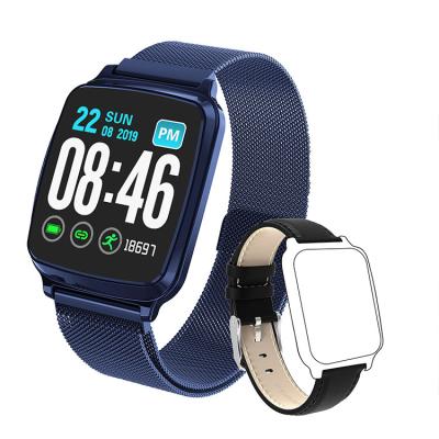 China Wifi Latest Flip Fashion IP67 Fitness Waterproof Smart Watch Wristband Dual Watch Band for sale