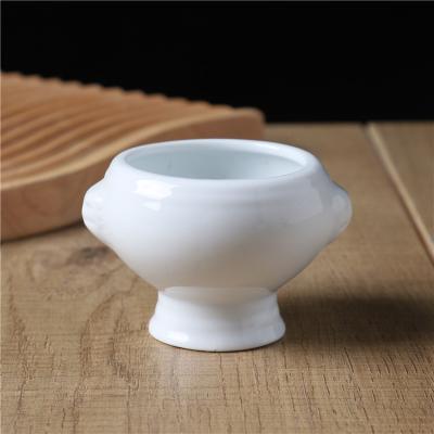 China Wholesale high quality custom hotel stocked single serving bowl restaurant ceramic soup bowls with lion head for sale