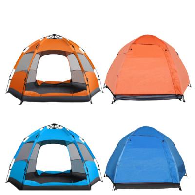 China Water Render 3-4 UV-Resistant Automatic Pop Up Resistant Beach Tent Quick Freeze For Family Outdoor Camping With Light Weight Carry Bag 6 Round Ventilation for sale