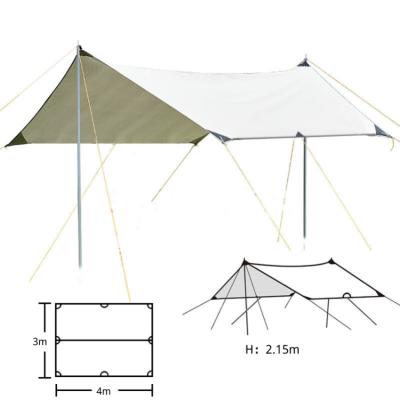 China Rainfly Hammock Tent - rain tarp for camping hammock - easy setup of camping gear including tent stakes and Carry Bag, hammock tarp for sale