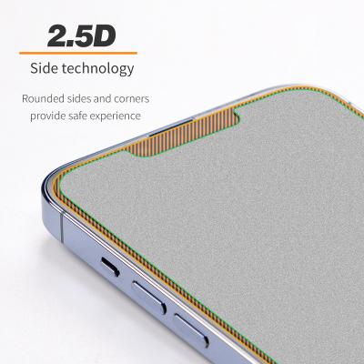 China High Transparent 2.5D Curved Flexible Tempered Glass 9H Screen Protector For iPhone 13 pro Max Anti-Scratch Double Layer Film for sale