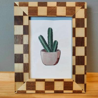 China Square photo-grid wholesale wooden/desktop/wooden wall picture board frame/display art frame for sale