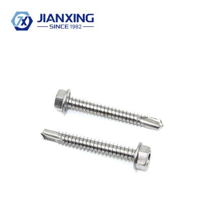 China HEX 304 Hexagon Stainless Steel Self Drilling Screw Roofing Screw Head Drywall Screw for sale